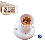 Spy-Bulbe-Holder-CameraSpyCamera-WifiSpyCamera-HiddenSpyCamera-Security-Indoor-and-Outdoor-WiFi-1080p-Bulb-Holder-Camera-Mini-Security-Camera-with-Video-Recording-Watch-Live-24-HoursV380-PRO-APP