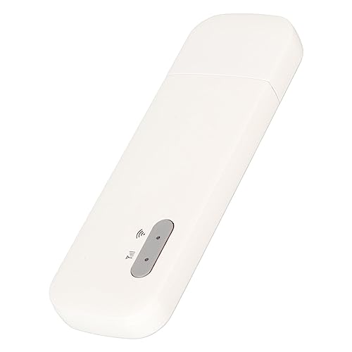 Image of Jiawu 4G USB WiFi Portable Router for Laptop, Mobile WiFi Hotspot with Micro SIM Card Slot, Supports Up to 10 Devices, Plug and Play 4G LTE Dongle with WPAWPA2 Encryption, USB Mobile