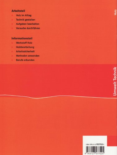 Umwelt Technik: Neubearbeitung. Holz. Klasse 7 bis...