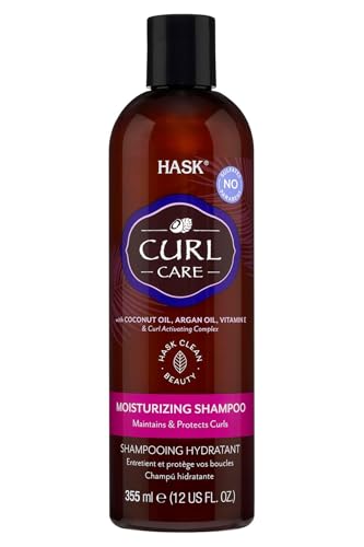 Hask Curl Care Shampoo For All Curl Patterns Color Safe And Cruelty-Free - 1 355ml Bottle (Pack Of 1)