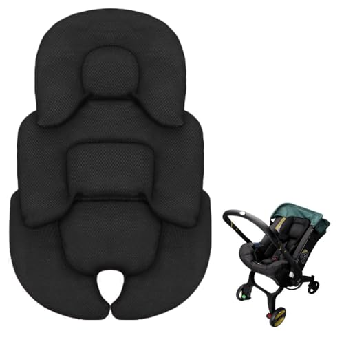 WDKXCN Riduttore per ovetto, seggiolino per neonato, cuscino per seggiolino auto, cuscino per neonato, cuscino per seggiolino auto, cuscino morbido per ovetto, colore nero