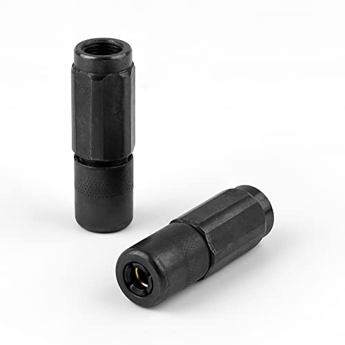 GEBAUM 2 Pièce Embout Pompe a Graisse, Accessoires Pompe a Graisse, Résistant à l'usure et à la Rouille, Déforme Pas Facilement, Compatible avec la...