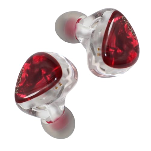 Shozy D10 HiFi IEM - Auriculares dinámicos de grafeno de alta fidelidad de sonido, natural, transparencia de sonido equilibrada con cable desmontable de 2 pines, para músico audiófilo