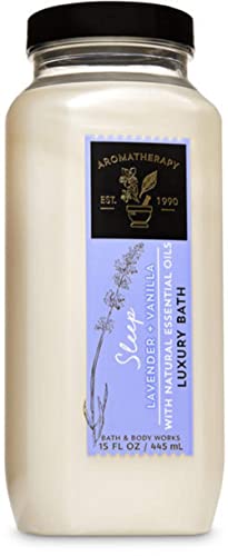 Bath and Body Works Origianl Sleep Lavender Vanilla Luxury Bath Aromatherapy Sleep 15 Ounce Large