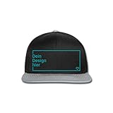 Snapback Cap selbst gestalten: Personalisiere Deine Kappe mit einem eigenen Foto und/oder Text auf der Vorderseite. Einfach 