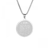 Collar personalizado para hombre y mujer, collar con colgante de medalla de las Escrituras creativas e islámicas para hombres y mujeres, amuletos personalizados, accesorios, regalos