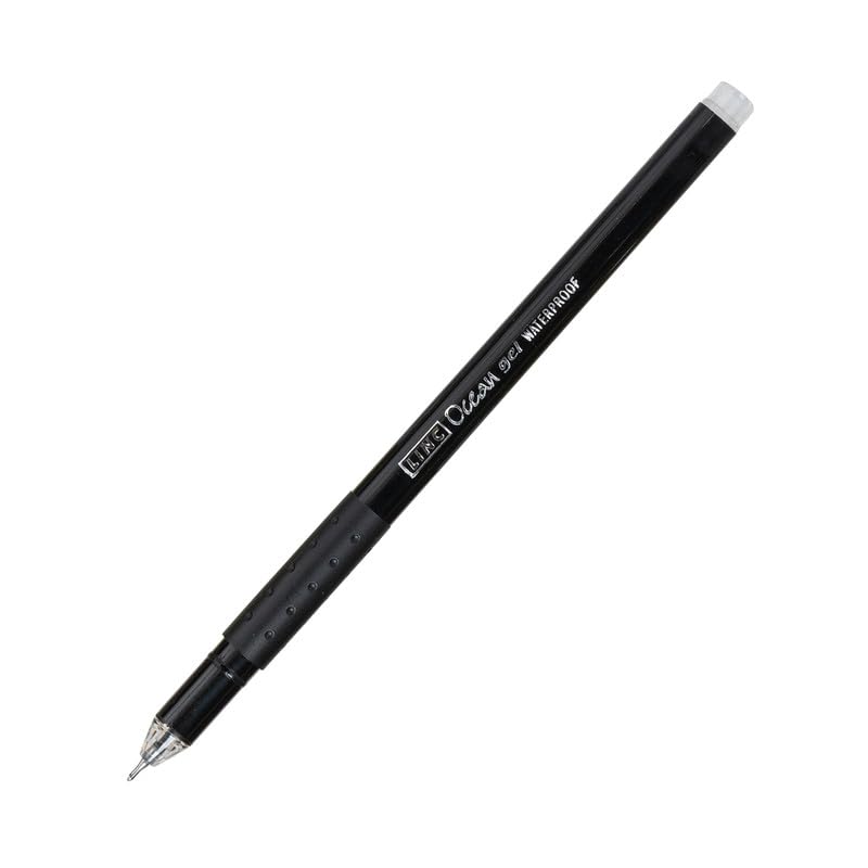 Image of Linc Ocean 0.55mm Classic Gel Pen | Black Ink, Pack of 30