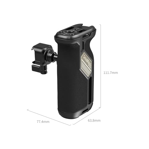 Image of SmallRig Camera Handle Kit, with Push-Button Rotating NATO Side Handle and Top Handle Kit, for Camera Cage Kit Rig