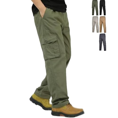 Adorlina Flex Cargo Pants for Men, Flexrover - Ultra Comfort Fit Multi Pocket Durable Pants, Adorlina Cargo Pants for Men