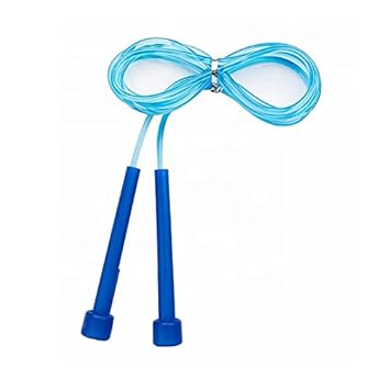 Simran Sports Speed Skipping Rope, Jump Rope With Pvc Handle, Pvc Pencil Sports Skipping Rope For Men, Women, Boys & Girls (Blue) - image, photos