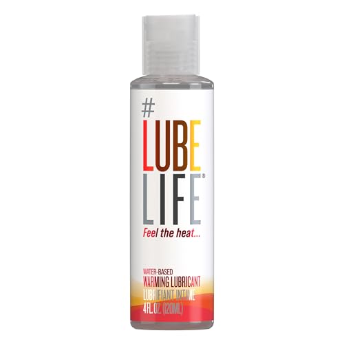 LubeLife Water-Based Warming Lubricant, Personal Warming Lube for Men, Women and Couples,...