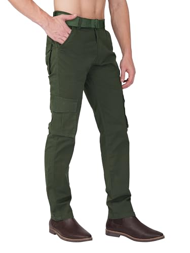 Image of Urban Legends Cargos for Men || Men's Cotton Regular Fit Cargo Joggers with 6 Pockets || Casual Pants || (UL-1R20SP)