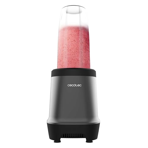 Cecotec Blender individuel Nutriblender Fusion, Puissance 1000 W, 6 Lames avec Revêtement en Titane...