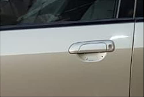 Image of BFRC 3D Gel Finish Car Door Transparent Handle Cup Scratch Guard Sticker Universal for Specific Brand (Pack of 4) (MRDRVAR) (HONDYCITY ZX 1stGen)