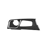 Embellecedor de fibra de carbono para el panel de cambio de marchas central del coche, pegatinas decorativas Para Serie 5 G30 2018-2022