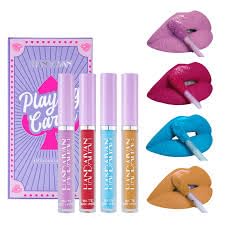 Theshiry 4Pcs Matte Liquid Lipstick Makeup Set, Nude Matte liquid Long-Lasting Wear Non-Stick Cup Waterproof Lip Gloss, Makeup Lip Gloss Set (color 5)