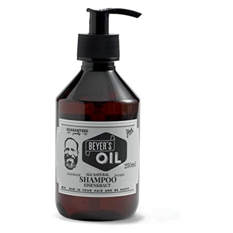 Beyer’s Oil Shampoo Eisenkraut 250ml - Bartpflege Bartshampoo - Handgemacht in Bayern - 100% natürlich - Macht den Bart weich und glatt Cover