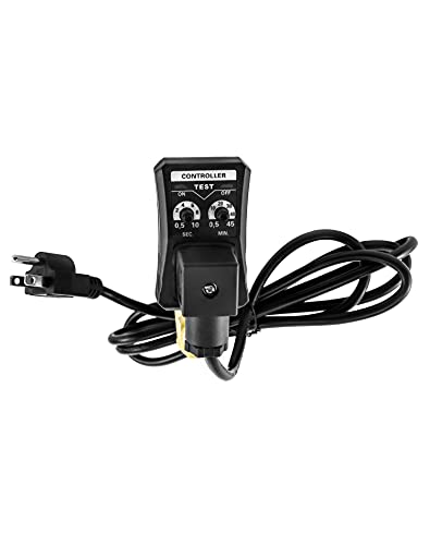 QWORK Automatic Gas Tank Valve with US Plug - Suitable for Gas Tanks, Drip Legs, and Compressed Air System Components - AC 110V Power Supply - 1/2" Valve Size Electronic Drain Valve