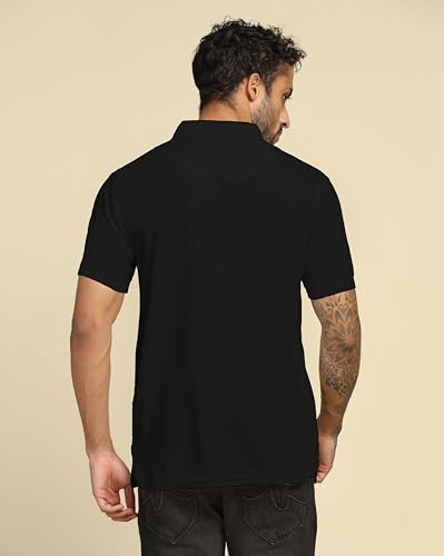 Image of VastraVibes Men's Polo Regular Fit T-Shirt