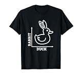 Rabbit Vs Duck Funny Animal Meme Chart Farm Animals Woodland T-Shirt