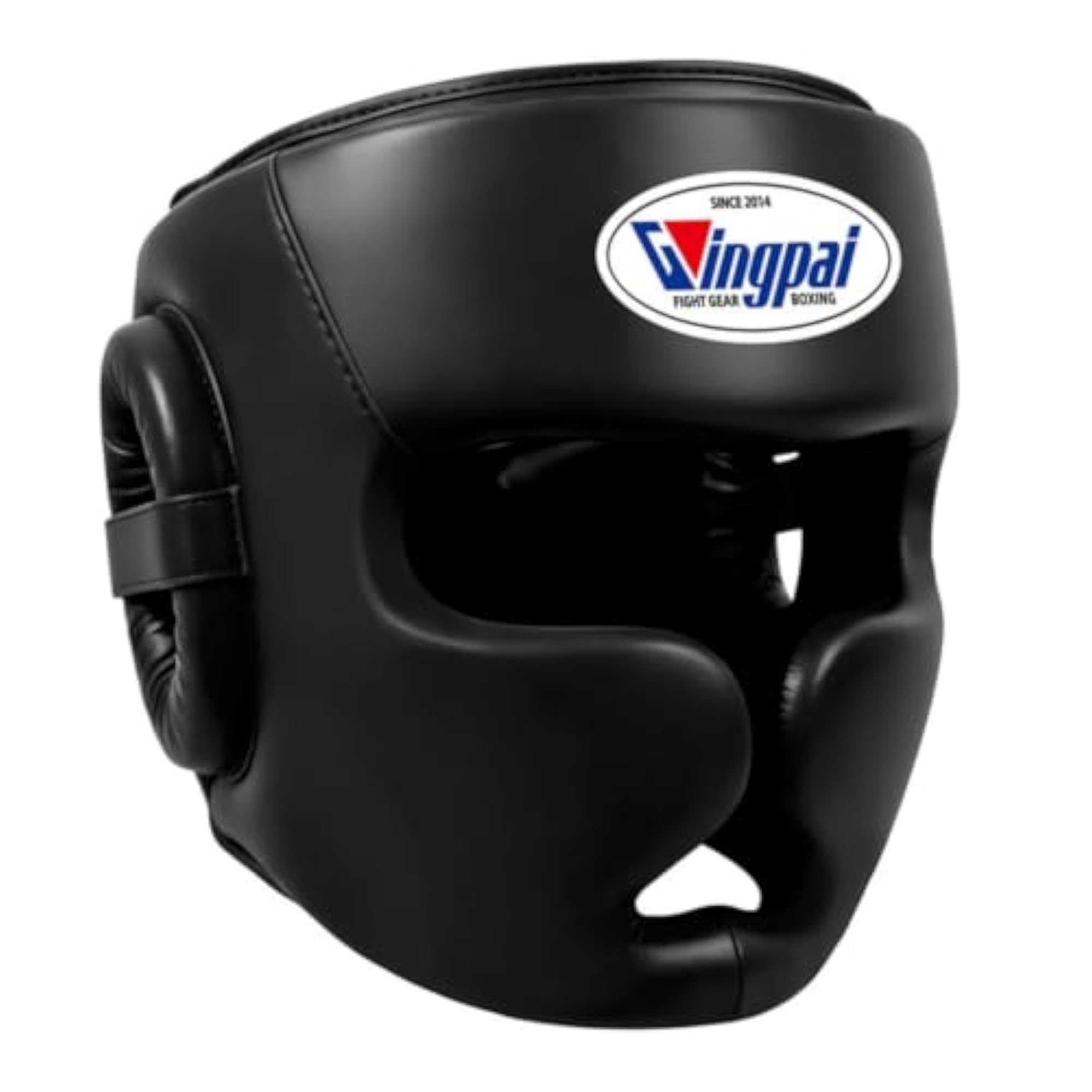 Thickened Boxing Headgear with Cheek Protection Padded Open