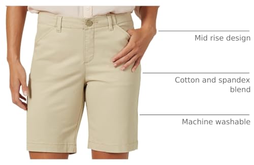 Lee Women's Legendary 9" Chino Bermuda Short Safari 20 - image 4