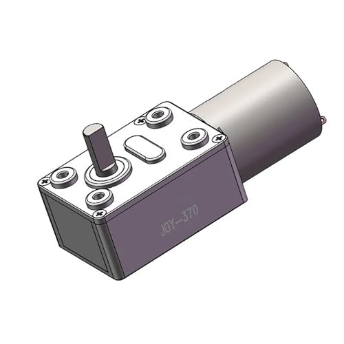Moteur à vis sans fin JGY-370 couple élevé 26.5kg.cm pour réduction DC 6V