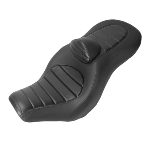 Accesorios para motocicleta Softail Low Rider ST: sillín doble con respaldo integrado