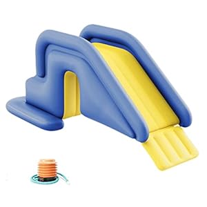 Thonlai Aufblasbare Wasserrutsche Kinder Sommerspaß (A)