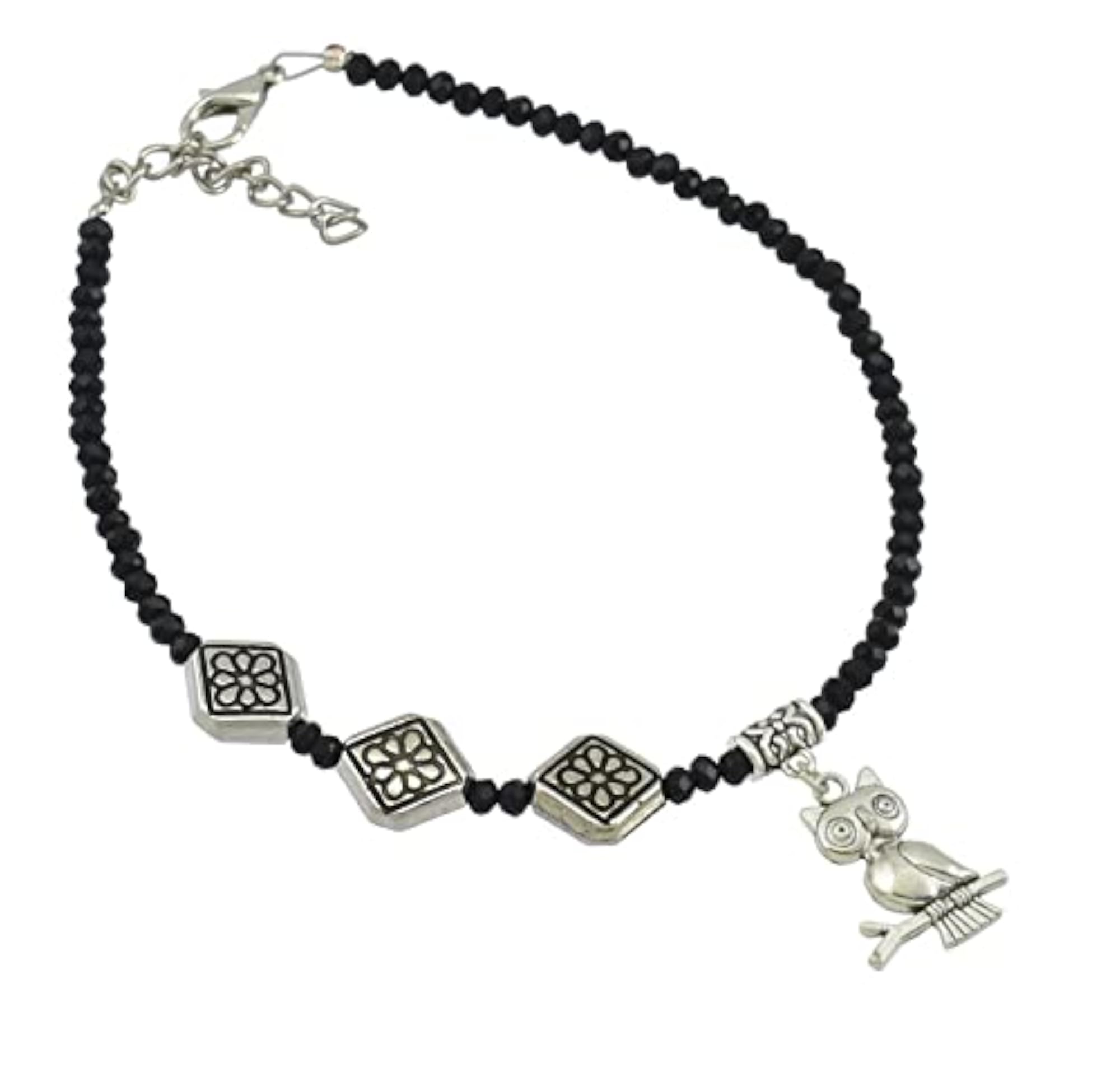 Women's Preciosa Multicolor Seed Beads Anklet Combo