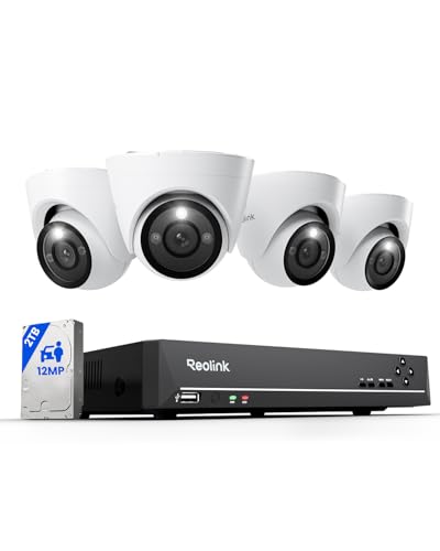 REOLINK New Version 12MP Smart Security System with AI Video Search, Person/Vehicle/Animal Detection...