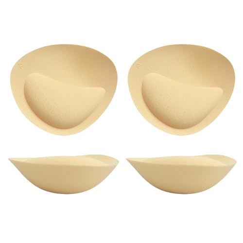 BeaGirl Super Thick Bra Pad Inserts Breathable Breast Enhancers Inserts for Women Bikini Sports Bra Push up