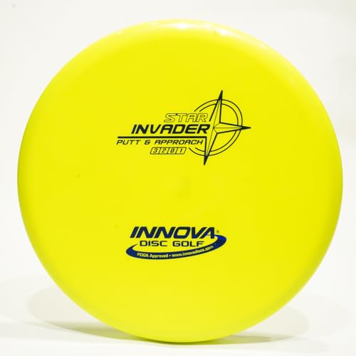 Innova Star Invader Disc Golf Putter & Approach Disc, Pick Color/Weight [Stamp & Exact Color May Vary] Green 167-169 Grams