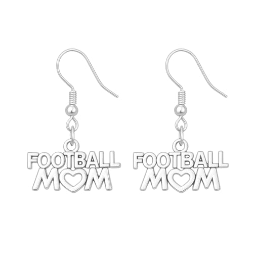 Football Mom Earrings- Football Mom Jewelry For Women- Football Gifts for Mom