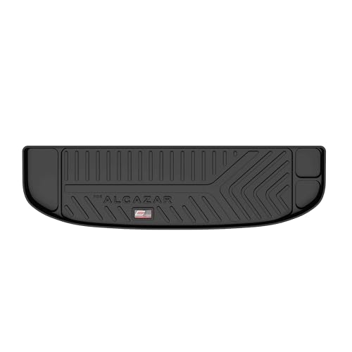 Image of GFX Car Floor Mats for Hyundai Alcazar (2024 Onwards) | Waterproof, Anti-Slip & Durable All-Weather Protection, Easy to Clean & Long-Lasting Foot Mats for Ultimate Interior Interior Safety & Comfort.