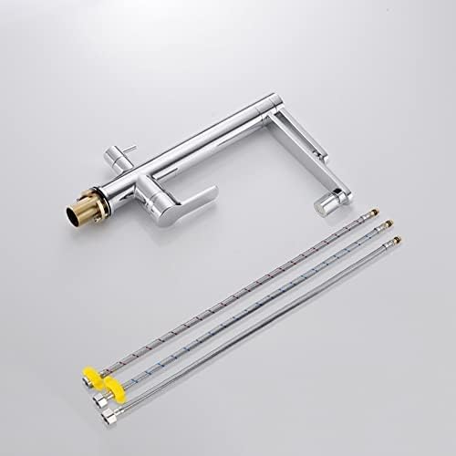 Mitigeur 3 voies avec filtre à eau 3 en 1 avec bec pivotant, noir brossé, mitigeur d'évier moderne pour eau potable purifiée, essentiel de cuisine