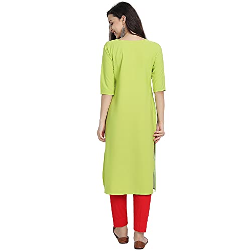 Image of Women's Crepe Straight Kurta