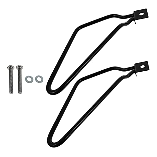 Soporte práctico para bolsa SUPVOX para motocicleta, soporte metálico para alforjas, rack de equipaje negro miniatura 1