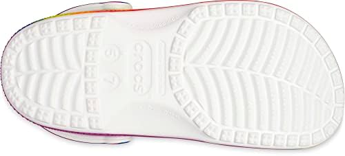Crocs Unisex Classic Graphic Clogs Rainbow Strap, Numeric_9 US Women | Image 2