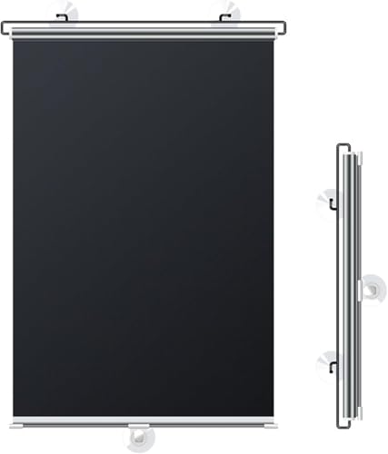Store Enrouleur À Ventouse De Protection Solaire,Stores Enrouleurs Rétractables Occultants,Store À Rouleau Pare-Soleil Fenêtres, Rideau Petite Fenetre, pour Salon, Chambre, Bureau