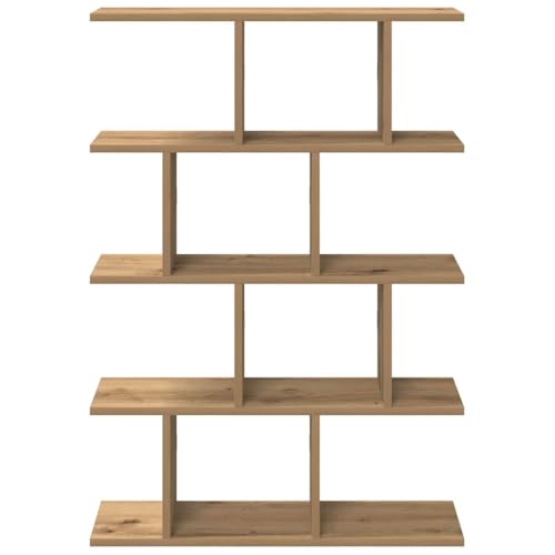 Étagère cube murale en chêne pour un salon chaleureux et ordonné - 5