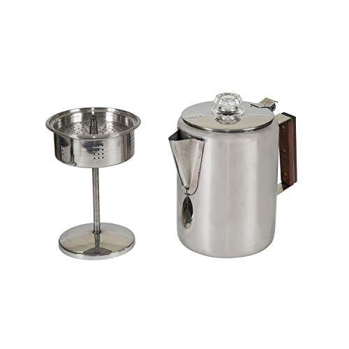 Catálogo para Comprar On-line Percoladoras - los más vendidos. 43 StanSport - Cafetera percolater de acero inoxidable para 9 tazas
