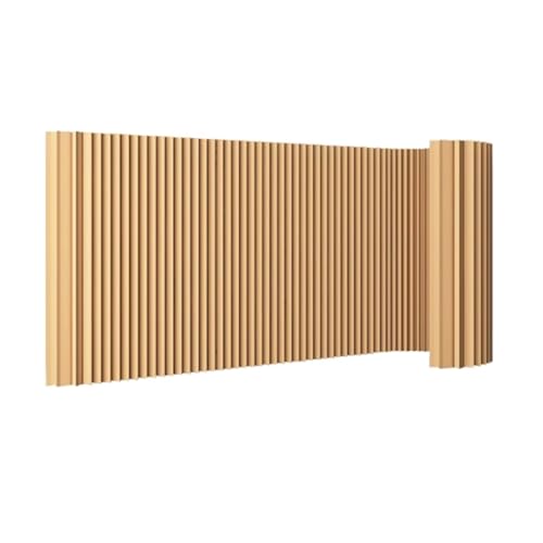 QINGYAN Biombo Plegable, Mampara De Privacidad, Separador De Espacio Temporal Móvil, Ligero Y Elástico, Color Y Tamaño Personalizables.(Brown,300x36x120cm)