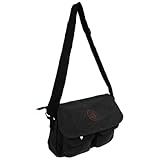 sac longchamp pliage toile noir Style rétro et polyvalent: avec son design classique épuré et son écusson décoratif, cette sacoche vintage s'adapte parfaitement aux tenues décontractées, idéale pour le shopping, l'école, le bureau ou les sorties du week-end