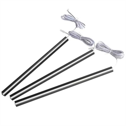 Luz LED de silicona de 30 cm en ángulo recto de 45° con diseño sin ranura para armarios