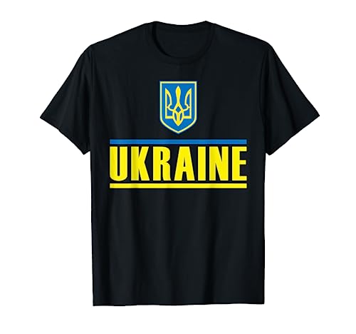 Ukraine Ukrainians Ukrainian Kiev Trysub Flag T-Shirt
