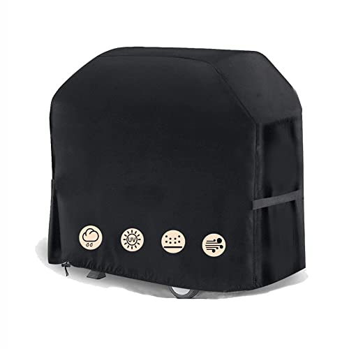 Hymar BBQ Grill Cover, Grill Cover 31 inch, Heavy Duty Waterproof Barbecue Gas Grill Cover, Weather Resistant, Rip-Proof, Anti-UV, Outdoor BBQ Grilling Cover for Weber,Char Broil, Brinkmann etc.