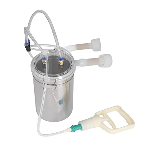 Machine à traire manuelle 2L en acier inoxydable pour vaches et chèvres de ferme