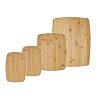 Farberware 4 Piece Reversible Bamboo Cutting And Charcuterie Board Set Assorted Size