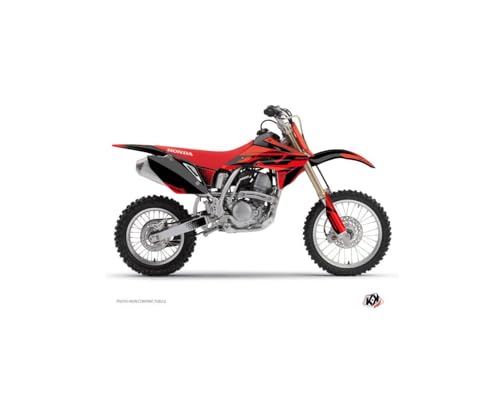 Kit déco moto cross Honda 150R CRF Kutvek Nasting rouge noir autocollant